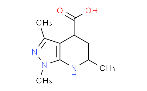 CAS No. 929971-73-3, 1,3,6-Trimethyl-4,5,6,7-tetrahydro-1H-pyrazolo[3,4-b]pyridine-4-carboxylic acid