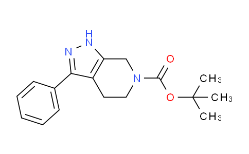 CAS No. 1627901-36-3, tert-Butyl 3-phenyl-4,5-dihydro-1H-pyrazolo[3,4-c]pyridine-6(7H)-carboxylate