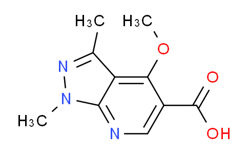 CAS No. 439109-76-9, 4-Methoxy-1,3-dimethyl-1H-pyrazolo[3,4-b]pyridine-5-carboxylic acid