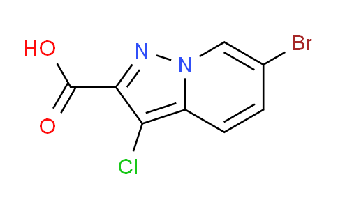CAS No. 1379363-13-9, 6-Bromo-3-chloropyrazolo[1,5-a]pyridine-2-carboxylic acid