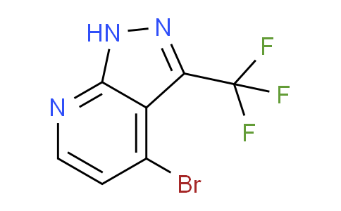 CAS No. 1956382-83-4, 4-Bromo-3-(trifluoromethyl)-1H-pyrazolo[3,4-b]pyridine