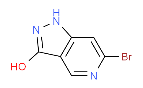 CAS No. 1956327-00-6, 6-Bromo-1H-pyrazolo[4,3-c]pyridin-3-ol
