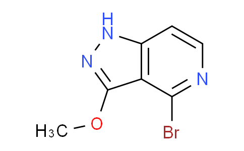 CAS No. 1956385-40-2, 4-Bromo-3-methoxy-1H-pyrazolo[4,3-c]pyridine
