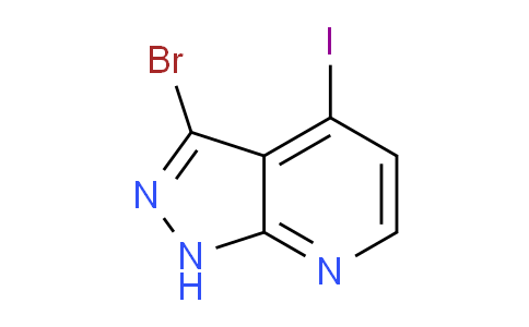 CAS No. 1956385-95-7, 3-Bromo-4-iodo-1H-pyrazolo[3,4-b]pyridine