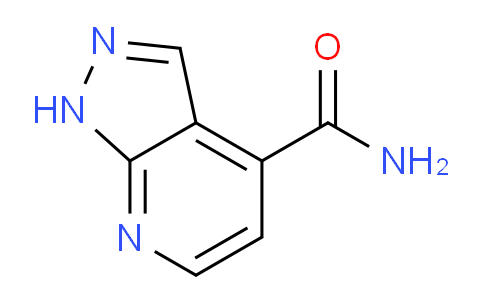 CAS No. 1956321-58-6, 1H-Pyrazolo[3,4-b]pyridine-4-carboxamide