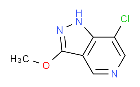 CAS No. 1956383-02-0, 7-Chloro-3-methoxy-1H-pyrazolo[4,3-c]pyridine