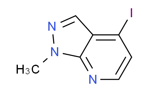 CAS No. 960285-65-8, 4-Iodo-1-methyl-1H-pyrazolo[3,4-b]pyridine