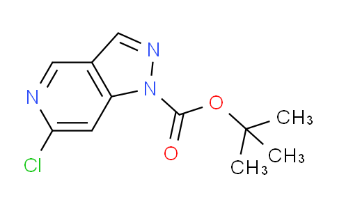 CAS No. 1956375-83-9, tert-Butyl 6-chloro-1H-pyrazolo[4,3-c]pyridine-1-carboxylate