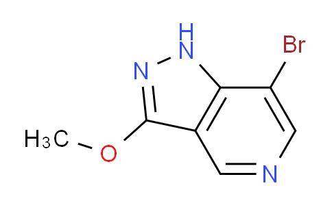 CAS No. 1956341-25-5, 7-Bromo-3-methoxy-1H-pyrazolo[4,3-c]pyridine