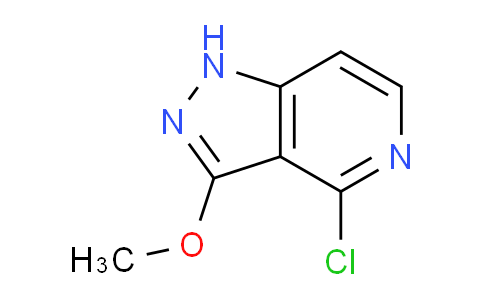 CAS No. 1956340-33-2, 4-Chloro-3-methoxy-1H-pyrazolo[4,3-c]pyridine