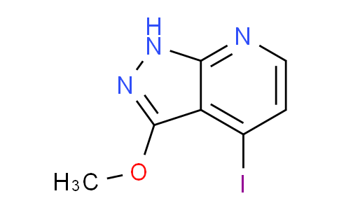 CAS No. 1956324-53-0, 4-Iodo-3-methoxy-1H-pyrazolo[3,4-b]pyridine
