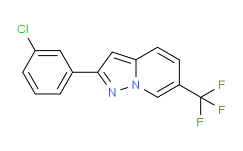 CAS No. 372122-59-3, 2-(3-Chlorophenyl)-6-(trifluoromethyl)pyrazolo[1,5-a]pyridine