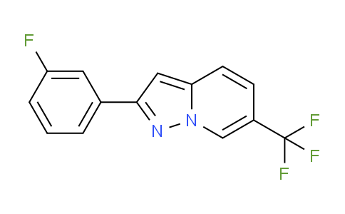 CAS No. 372122-53-7, 2-(3-Fluorophenyl)-6-(trifluoromethyl)pyrazolo[1,5-a]pyridine