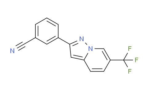 CAS No. 372122-60-6, 3-(6-(Trifluoromethyl)pyrazolo[1,5-a]pyridin-2-yl)benzonitrile
