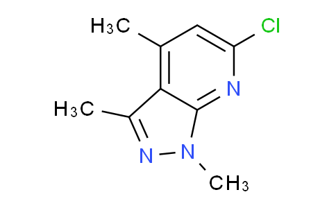CAS No. 57411-64-0, 6-Chloro-1,3,4-trimethyl-1H-pyrazolo[3,4-b]pyridine