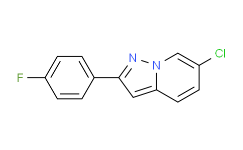CAS No. 291744-01-9, 6-Chloro-2-(4-fluorophenyl)pyrazolo[1,5-a]pyridine