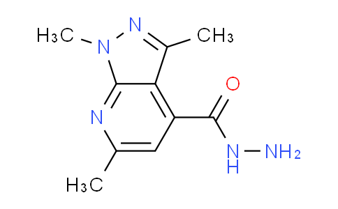 CAS No. 886496-12-4, 1,3,6-Trimethyl-1H-pyrazolo[3,4-b]pyridine-4-carbohydrazide