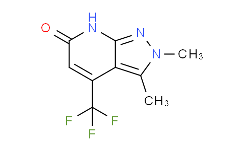 CAS No. 1018163-60-4, 2,3-Dimethyl-4-(trifluoromethyl)-2H-pyrazolo[3,4-b]pyridin-6(7H)-one