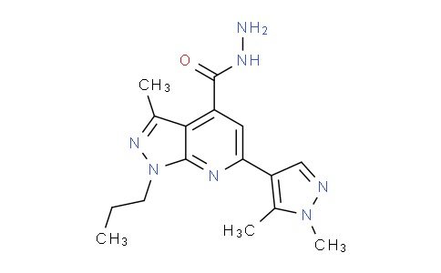 DY778449 | 1006327-19-0 | 6-(1,5-Dimethyl-1H-pyrazol-4-yl)-3-methyl-1-propyl-1H-pyrazolo[3,4-b]pyridine-4-carbohydrazide