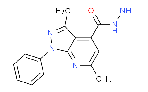 CAS No. 938017-85-7, 3,6-Dimethyl-1-phenyl-1H-pyrazolo[3,4-b]pyridine-4-carbohydrazide