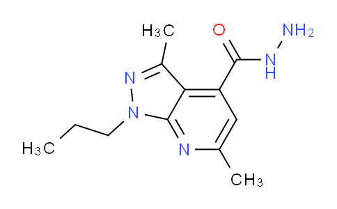 CAS No. 1011359-85-5, 3,6-Dimethyl-1-propyl-1H-pyrazolo[3,4-b]pyridine-4-carbohydrazide