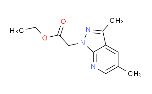 CAS No. 1018052-77-1, Ethyl 2-(3,5-dimethyl-1H-pyrazolo[3,4-b]pyridin-1-yl)acetate