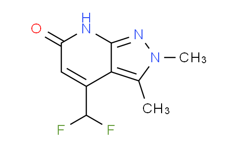 CAS No. 1018126-28-7, 4-(Difluoromethyl)-2,3-dimethyl-2H-pyrazolo[3,4-b]pyridin-6(7H)-one