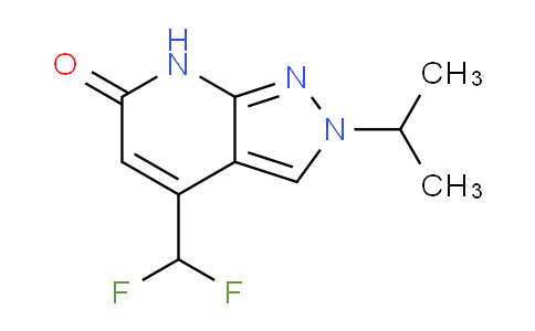 CAS No. 1018126-31-2, 4-(Difluoromethyl)-2-isopropyl-2H-pyrazolo[3,4-b]pyridin-6(7H)-one