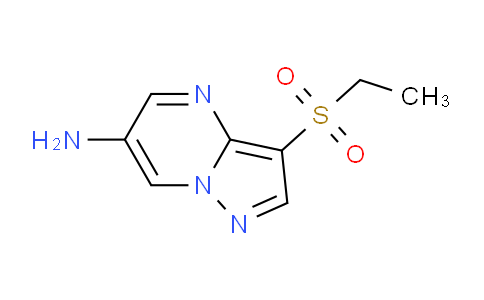 CAS No. 1708260-79-0, 3-(Ethylsulfonyl)pyrazolo[1,5-a]pyrimidin-6-amine