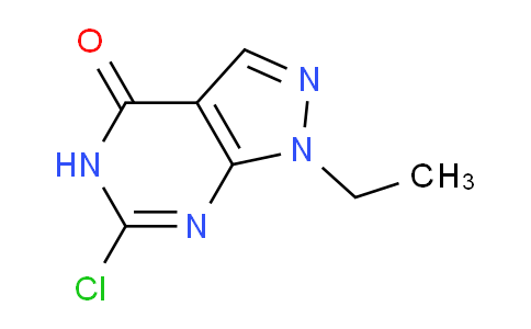 CAS No. 1779131-19-9, 6-Chloro-1-ethyl-1H-pyrazolo[3,4-d]pyrimidin-4(5H)-one