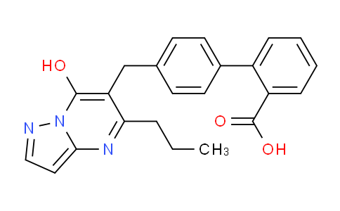 CAS No. 167375-28-2, 4'-((7-Hydroxy-5-propylpyrazolo[1,5-a]pyrimidin-6-yl)methyl)-[1,1'-biphenyl]-2-carboxylic acid