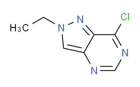 CAS No. 923282-52-4, 7-Chloro-2-ethyl-2H-pyrazolo[4,3-d]pyrimidine