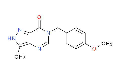 CAS No. 86927-78-8, 6-(4-Methoxybenzyl)-3-methyl-2H-pyrazolo[4,3-d]pyrimidin-7(6H)-one