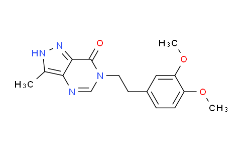 CAS No. 86927-76-6, 6-(3,4-Dimethoxyphenethyl)-3-methyl-2H-pyrazolo[4,3-d]pyrimidin-7(6H)-one
