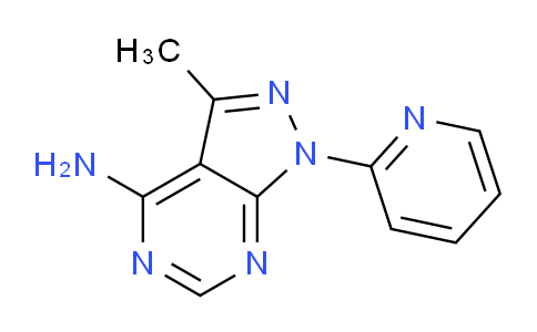 CAS No. 76982-40-6, 3-Methyl-1-(pyridin-2-yl)-1H-pyrazolo[3,4-d]pyrimidin-4-amine