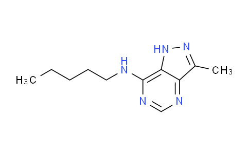 CAS No. 39974-49-7, 3-Methyl-N-pentyl-1H-pyrazolo[4,3-d]pyrimidin-7-amine