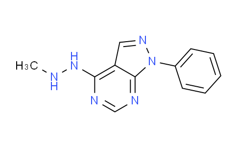 CAS No. 5334-63-4, 4-(2-Methylhydrazinyl)-1-phenyl-1H-pyrazolo[3,4-d]pyrimidine