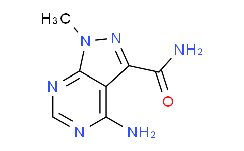 CAS No. 54814-48-1, 4-Amino-1-methyl-1H-pyrazolo[3,4-d]pyrimidine-3-carboxamide