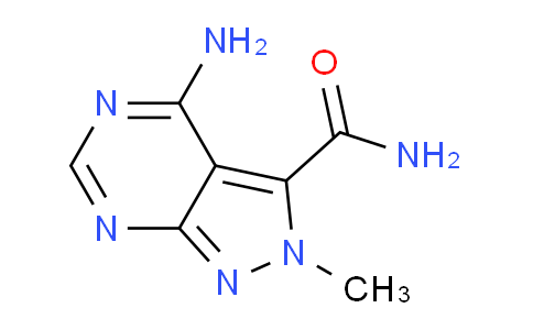 CAS No. 54814-51-6, 4-Amino-2-methyl-2H-pyrazolo[3,4-d]pyrimidine-3-carboxamide