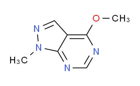 CAS No. 5334-53-2, 4-Methoxy-1-methyl-1H-pyrazolo[3,4-d]pyrimidine