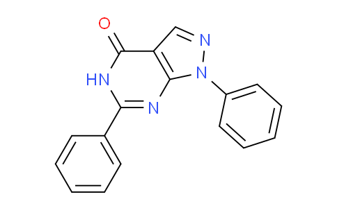 CAS No. 130925-67-6, 1,6-Diphenyl-1H-pyrazolo[3,4-d]pyrimidin-4(5H)-one