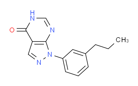 CAS No. 650628-58-3, 1-(3-Propylphenyl)-1H-pyrazolo[3,4-d]pyrimidin-4(5H)-one