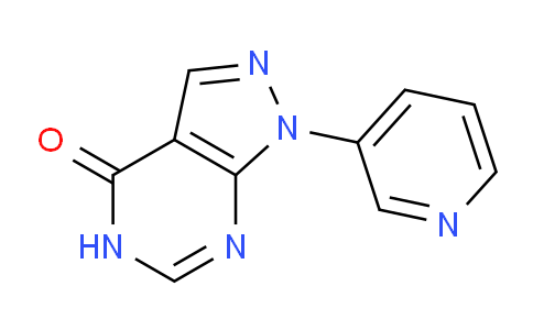 CAS No. 650638-18-9, 1-(Pyridin-3-yl)-1H-pyrazolo[3,4-d]pyrimidin-4(5H)-one