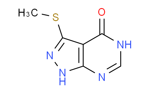 CAS No. 90914-36-6, 3-(Methylthio)-1H-pyrazolo[3,4-d]pyrimidin-4(5H)-one