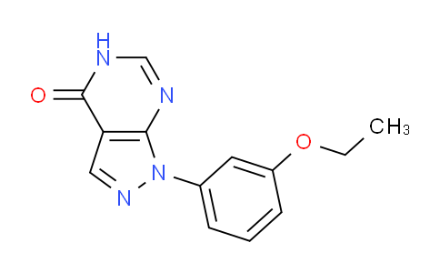 CAS No. 650628-45-8, 1-(3-Ethoxyphenyl)-1H-pyrazolo[3,4-d]pyrimidin-4(5H)-one