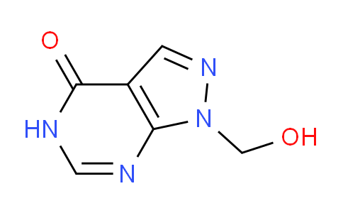 CAS No. 79570-57-3, 1-(Hydroxymethyl)-1H-pyrazolo[3,4-d]pyrimidin-4(5H)-one