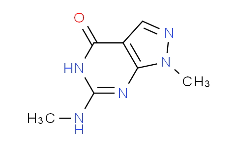 CAS No. 5444-26-8, 1-Methyl-6-(methylamino)-1H-pyrazolo[3,4-d]pyrimidin-4(5H)-one