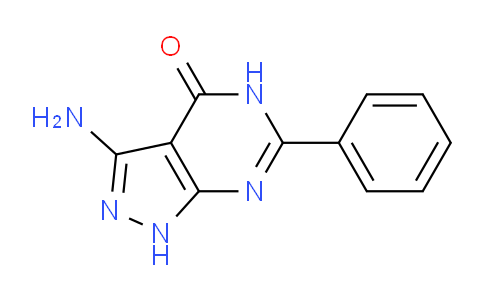 CAS No. 15908-70-0, 3-Amino-6-phenyl-1H-pyrazolo[3,4-d]pyrimidin-4(5H)-one