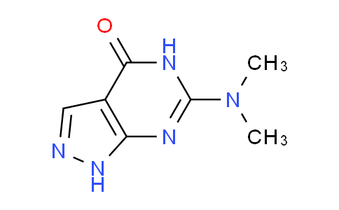 CAS No. 5444-27-9, 6-(Dimethylamino)-1H-pyrazolo[3,4-d]pyrimidin-4(5H)-one