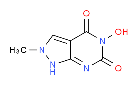 CAS No. 13223-04-6, 5-Hydroxy-2-methyl-1H-pyrazolo[3,4-d]pyrimidine-4,6(2H,5H)-dione